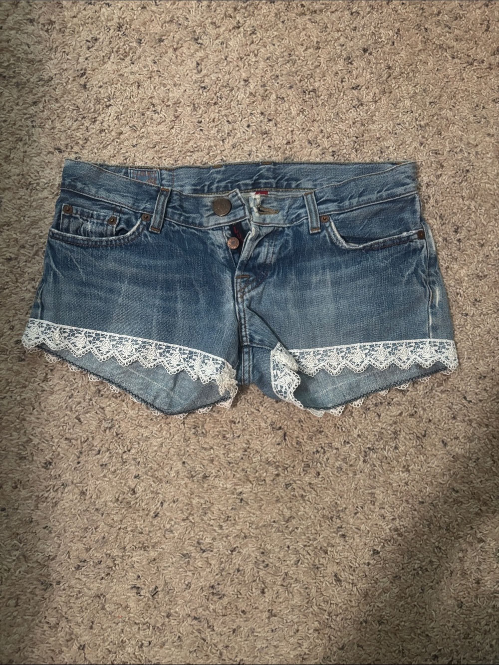 Lucky Brand shorts with lace size 8 / 29